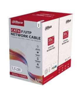 CABLE CAT6 UTP 305M WHITE/PFM923I-6FN-CD-WHITE DAHUA