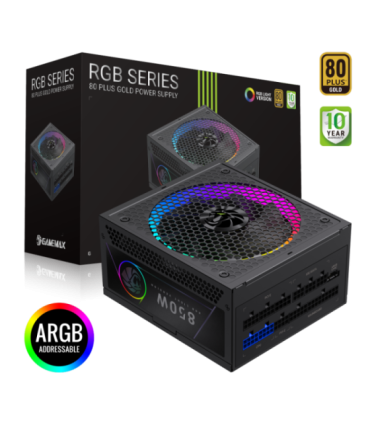 Gamemax PSU RGB 850G 850 W Gold Full Modular