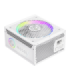 Gamemax PSU RGB 1050G WH 1050 W Gold Full Modular White