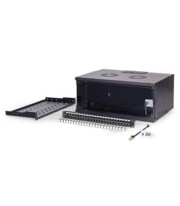 Digitus SOHO Pro network set, 483 mm (19") 4U, 540 x 400 mm DN-49201-SET Black