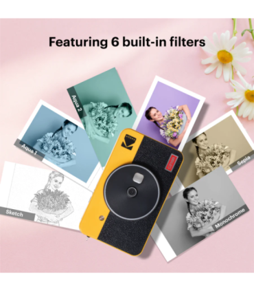 Kodak Mini Shot 2 Camera and Printer Combo Retro Yellow