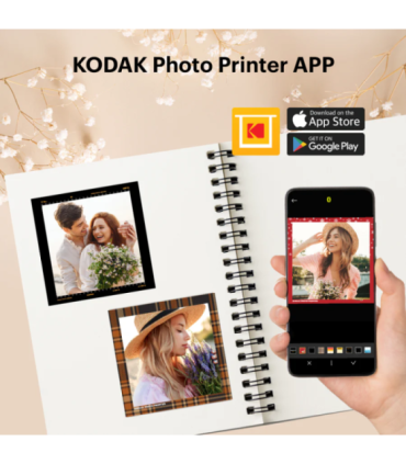 Kodak Mini Shot 3 Square Retro Instant Camera and Printer Yellow