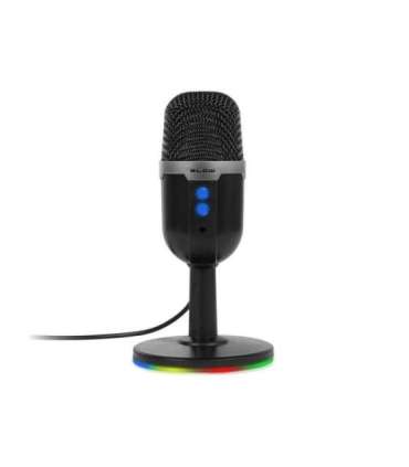 Studio microphone with BLOW LED stand