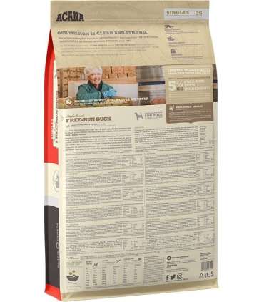 ACANA SINGLES Free-Run Duck - 11,4kg