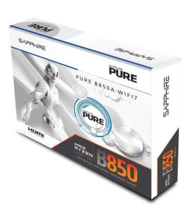 Sapphire PURE B850A WIFI 7 AMD B850 Socket AM5 ATX