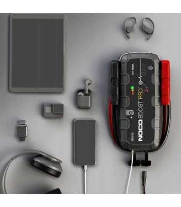 NOCO GB150 Boost 12V 3000A Jump Starter starter device with integrated 12V/USB battery