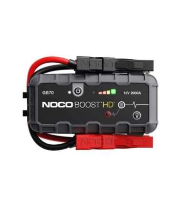 NOCO GB70 Boost 12V 2000A Jump Starter starter device with integrated 12V/USB battery