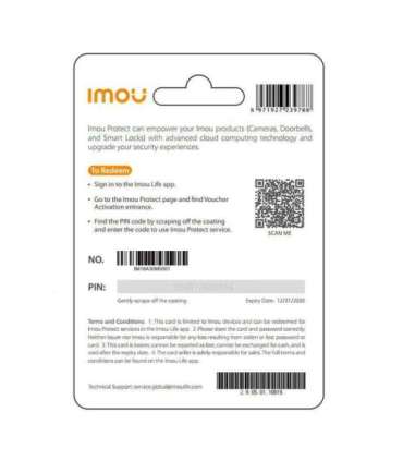 IMOU Protect Basic Gift Card (Annual Plan)