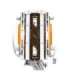 Active cooling for the processor Darkflash E400 PLUS (white)