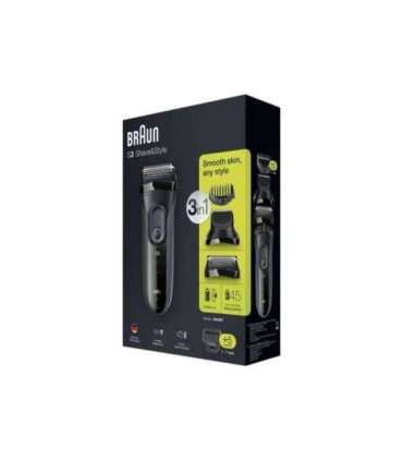 Braun Shave&Style Shaver 3000BT Series 3 Operating time (max) 45 min NiMH Black