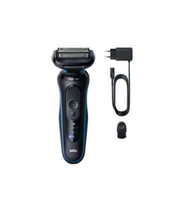 Braun 52-B1000s Series 5 Shaver, Black/Blue