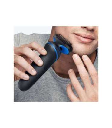 Braun 52-B1000s Series 5 Shaver, Black/Blue