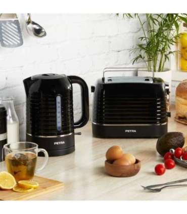Petra PT5573BLKVDE Oscuro 2 slice toaster
