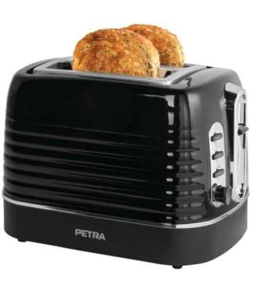 Petra PT5573BLKVDE Oscuro 2 slice toaster