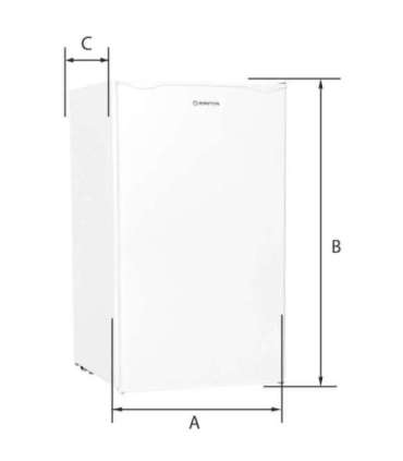 Manta MM520PW Fridge 91L White