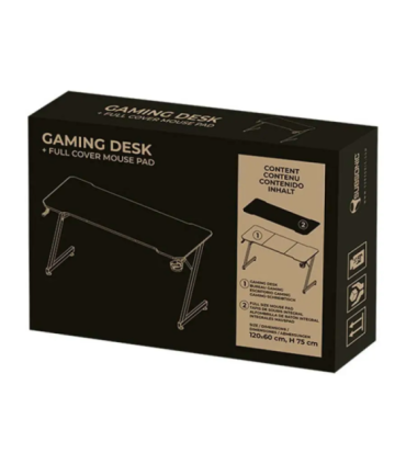Subsonic Black Gaming Desk GEM
