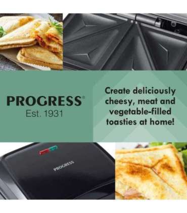Progress EK5851PVDE  2-Slice Sandwich Toaster