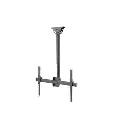 DIGITUS Universal TV Ceiling Mount with Telescopic Height-Adjustment