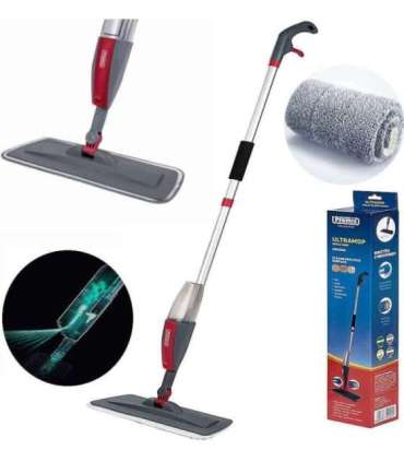 PROMIS Spray mop, grey-red