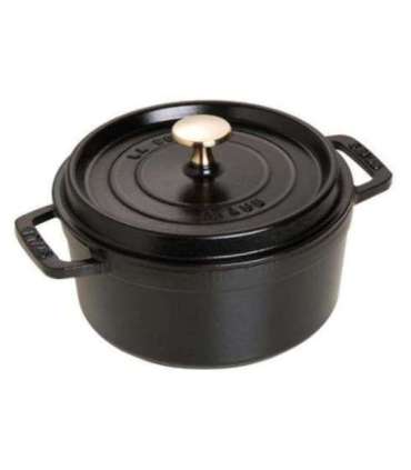 Staub Roaster 18cm round black Schwarz 40509-485-0 405094850 (40509-485-0)