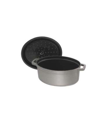 Staub Roaster La Cocotte 27cm oval grey 40500-276-0 405002760 (40500-276-0)