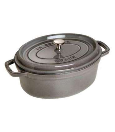 Staub Roaster La Cocotte 27cm oval grey 40500-276-0 405002760 (40500-276-0)
