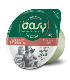 Oasy More Love Tuna with Shrimp cup 70gr