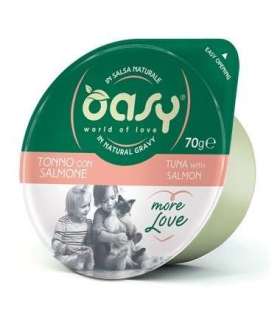 Oasy More Love Tuna with Salmon cup 70gr