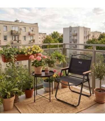 NC4307 BLACK FOLDING CHAIR NILS CAMP