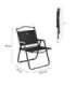 NC4307 BLACK FOLDING CHAIR NILS CAMP