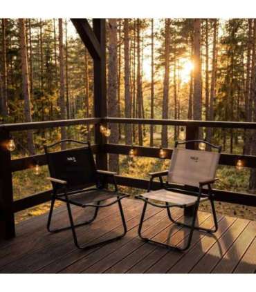 NC4307 BLACK FOLDING CHAIR NILS CAMP