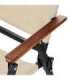 NC4307 NILS CAMP BEIGE FOLDING CHAIR