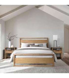 Voodi OZZO 160x200cm, hele puit