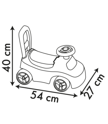 Smoby pealeistutav auto: Minnie