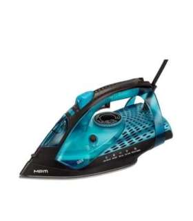 MPM MZE-29 Steam iron 3500 W Blue, Black