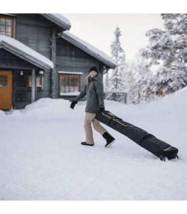 Thule 5162 Roundtrip Rolling Ski Bag 192cm Black
