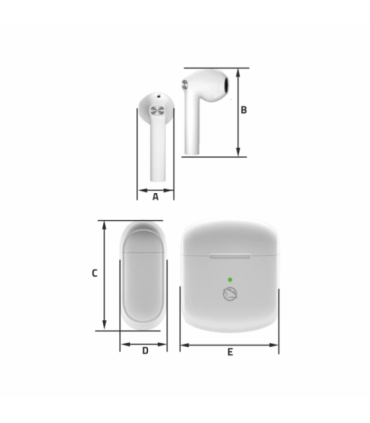Manta MTWS010W Rytmo X TWS White