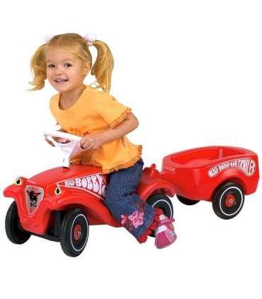 BIG Przyczepka do jeździka Bobby Car czerwona