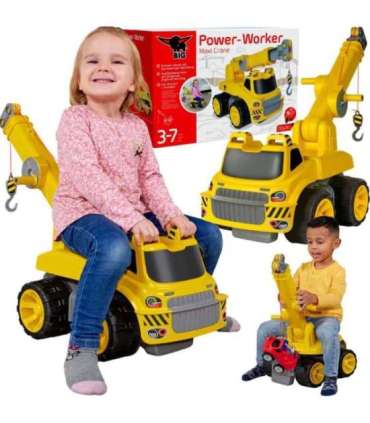 BIG Jeździk Dźwig Maxi Crane