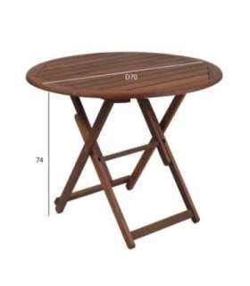 Laud NANTES D70xH74cm, meranti