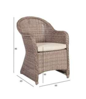 Tool TOSCANA 60x69xH86cm, beež