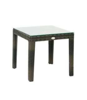 Abilaud WICKER 50x50xH45cm, tumepruun