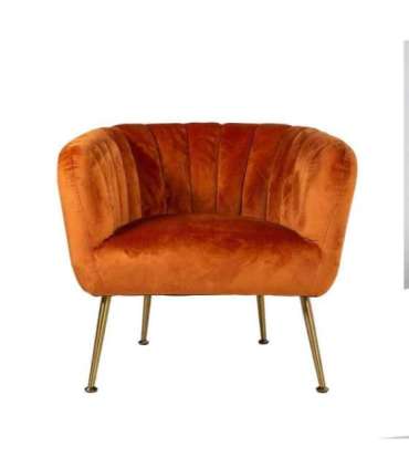 Tugitool TUCKER 78x71xH69cm, ookerpunane