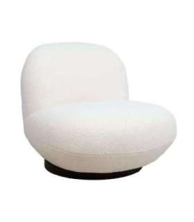 Tugitool PAMELA 80x90xH74cm, valge