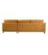 Nurgadiivan BASIL PN 298x100/156xH96cm, tumekollane