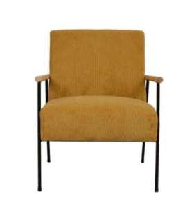 Tugitool JADE 63x75,5xH85,5cm, kollane