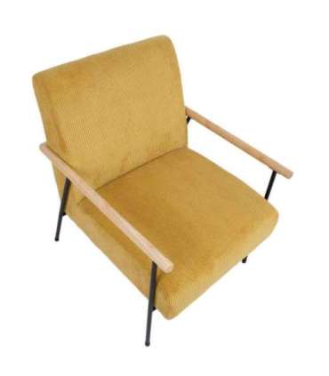 Tugitool JADE 63x75,5xH85,5cm, kollane