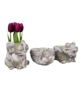 Lillepoti ümbris STONE 17x13xH15,5cm, elevant