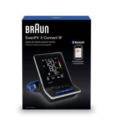 Braun Blood Pressure Monitor ExactFit 5 Connect (BUA6350EU) black Schwarz