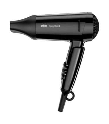 Braun Hairdryer Satin Hair 3 HD350 Style&Go black Schwarz (BRHD350E)